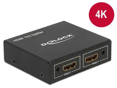 DELOCK Razdjelnik HDMI Switch, HDMI In na 2x HDMI out, 4K