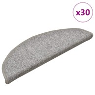 Prostirke za stepenice 30 kom svjetlosive 56x17x3 cm