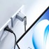 WOZINSKY Adapter WPKF-01, USB-C na USB-C, 40 Gb/s, 240 W, 8K, OTG, kutni, siva