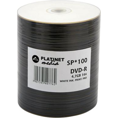 PLATINET Prazni DVD DVD-R, 4,7 GB, 100 kom