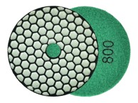 Polirni disk za suho brušenje kamenine, 100 mm, P800