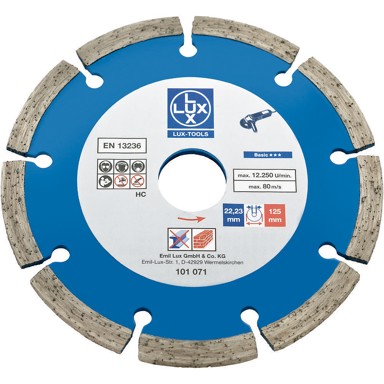 LUX TOOLS Rezna ploča dijamantna 125 mm SEG.B.