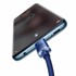 BASEUS USB kabel C na USB kabel C, 100 W, 1,2 m, plavi