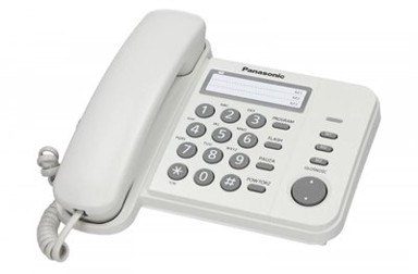 PANASONIC Fiksni telefon KX-TS 520B, bežični, bijeli