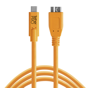 TETHER TOOLS Kabel USB-C to 3.0 Micro- B 4,60m, narančasta