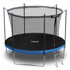 NEO-SPORT Vrtni trampolin 183 cm (6 ft), unutarnja mreža i ljestve, plavi
