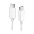 SBS USB-C na USB-C pleteni kabel TECABLETISSUETCCG 60 W 1,5 m, sivi