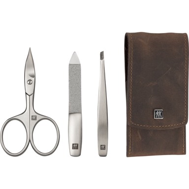ZWILLING Set za manikuru TWINOX Mountain Pocket Case, smeđa