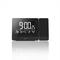 HAMA Digitalna budilica Plus Charge, crna