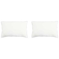 Set jastuka, 2 kom, 40 x 60 cm, bambusova vlakna, bijeli
