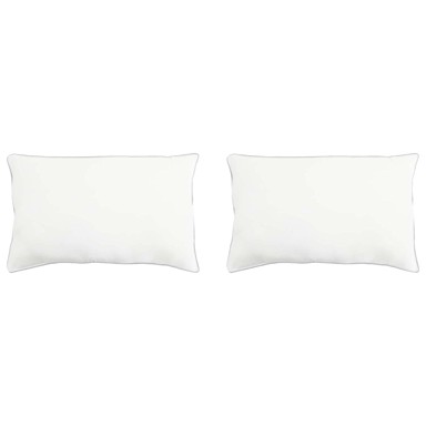 Set jastuka, 2 kom, 40 x 60 cm, bambusova vlakna, bijeli