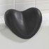 WENKO Crna podloga za kadu Bath Pillow Black, 25 x 11 cm
