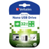 VERBATIM USB memorijski pogon Store 'n' Stay Nano, 32 GB, USB Tip-A 2.0, crni
