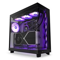 NZXT Kućište H6 Flow RGB, crno, bez napajanja, ATX