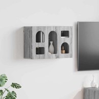 Viseći ormarić od konstruiranog drva 60 x 20 x 40 cm, siva sonoma