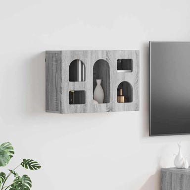 Viseći ormarić od konstruiranog drva 60 x 20 x 40 cm, siva sonoma