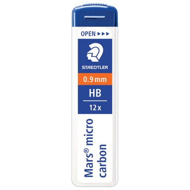 STAEDTLER Mine 250 09-HB, 0,9 mm, HB, Mars Micro Carbon, 1 tuba