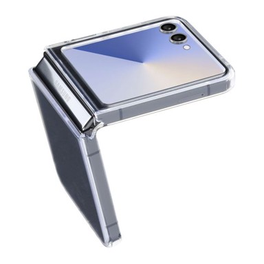 CELLULAR LINE Futrola za Samsung Galaxy Z Flip7, Clear Case, preklopna