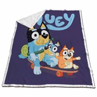 Deka Bluey, sherpa, 120 x 150 cm