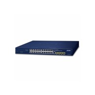 PLANET Switch PLT-GS-4210-24T4S, 24x 10/100/1000T, 4x 100/1000X SFP, upravljani