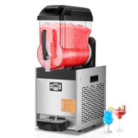 VEVOR Aparat za smrznute napitke, 1 spremnik 12 L, 285 x 525 x 745 mm, nehrđajući čelik