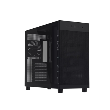ASUS Kućište Prime AP303 Tempered Glass, ATX, Midi Tower Gaming, crno