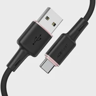 ACEFAST Kabel USB kabel A na tip C, 3A, C2-04, silikonski, 120 cm, crni