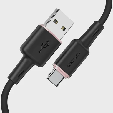 ACEFAST Kabel USB kabel A na tip C, 3A, C2-04, silikonski, 120 cm, crni