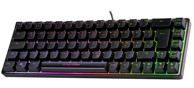DELTACO Gaming tipkovnica GAM-158-DE, USB, QWERTZ nordijski raspored, RGB, crna