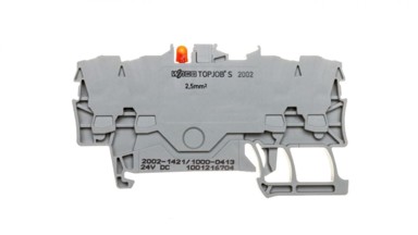 WAGO 4-Žilni konektor 2,5 mm² s LED diodama gornji dijelovi 2002-1421/1000-413, crvenim