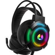 Gaming slušalice 5.1, LED osvjetljenje, mikrofon, crne