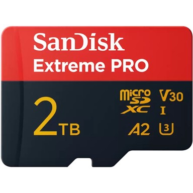 SANDISK Memorijska kartica Extreme PRO microSDXC 2TB, crvena