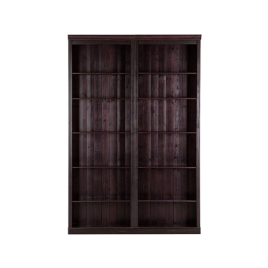 STØRAA Smeđa biblioteka od masivnog bora 148x223 cm Anita