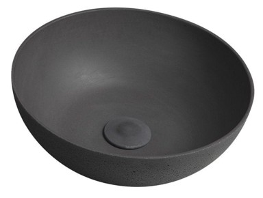 SAPHO FORMIGO Umivaonik, Ø39 cm, nadgradni, beton, antracit mat