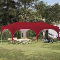 Rastezljivi šator za svadbe 575x288x245 cm, tamnocrveni
