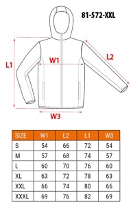 NEO TOOLS Radna jakna 81-572-XXL
