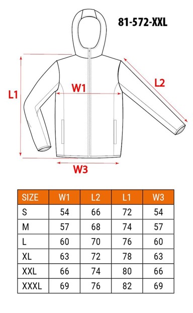 NEO TOOLS Radna jakna 81-572-XXL