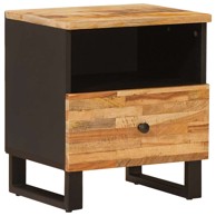 Ormar za krevet 40 x 33 x 46 cm čvrsto drvo manga, smeđi
