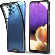 Maskica za Samsung Galaxy S22, sa sivim okvirom, prozirna