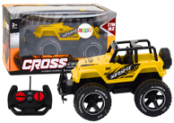 Buggy na daljinsko upravljanje Cross 1:18, žuti