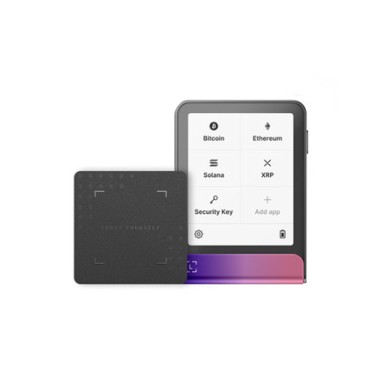 LEDGER Hardverski novčanik Flex s Recovery Key, za Bitcoin i druge kriptovalute, Crimson Magenta