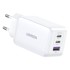 UGREEN Punjač Nexode, bijeli, USB-A, 2xUSB-C, 65W Fast Charger