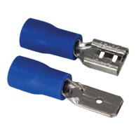 COMMEL Utikač, natikač za žicu, 10 + 10 kom 0,5-1,5 mm2 6,3x0,8 mm