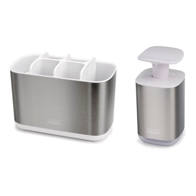 JOSEPH JOSEPH Set dozatora sapuna s postoljem za četkicu za zube EasyStore