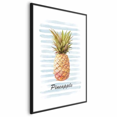 Plakat Pineapple and Stripes, 29.7x42 cm