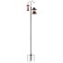 VEVOR Dvostruki vanjski vrtni kukac Shepherds Hooks, 295 × 250 × 1950 mm, crni