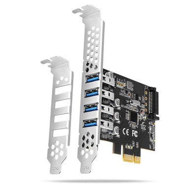 AXAGON Adapter PCEU-43RS PCIe 4x USB3.0 UASP VIA