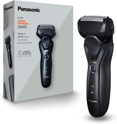PANASONIC muški brijač Series 500 ES-RT37 s 3 oštrice za mokro i suho brijanje, crni