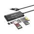 MAXPOWER Čitač kartica CR324, 7 u 1, USB-A, USB-C, 5 Gbps