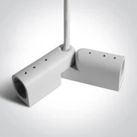Plug & Play kabel za napajanje i prilagodljivi kut za šine DM42004PE/W, ON/OFF / DALI, bijela
